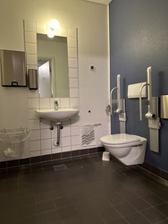 Messe C Fredericia - Konferencecenter, Toilet i kælderen