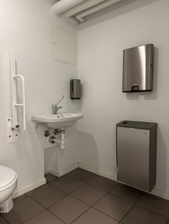 Messe C Fredericia - Messecenter - Toilet i Hal A i kælderen