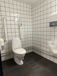 Kulturcenter Mariehøj - Toilet ved Kultursalen i Fløj D