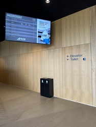 Arena Randers - Toilet ved cafeen på 1. sal