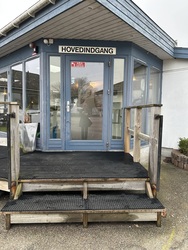 Faxe Sociale Udviklingscenter - Hovedindgang til Cafeen
