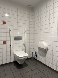 Billund Lufthavn - Afrejse - Toilet ved Gate 11-12