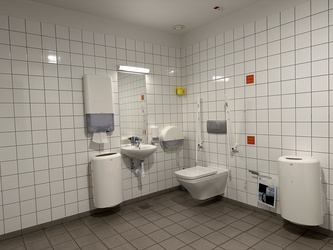 Billund Lufthavn - Afrejse - Toilet ved Gate 5-7