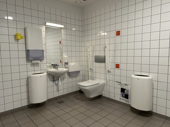 Billund Lufthavn - Afrejse - Toilet ved Gate 13-16