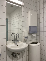 Billund Lufthavn - I forhallen - Toilet ved check-in/meeting point