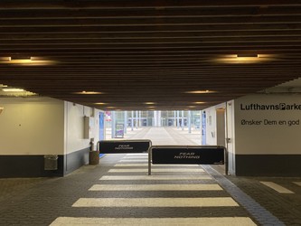 Billund Lufthavn -  Afrejse - Parkering med kassebil