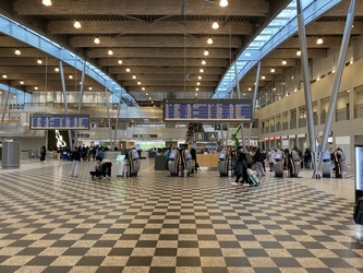 Billund Lufthavn -  Afrejse - Parkering med kassebil