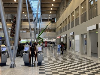 Billund Lufthavn -  Afrejse - Parkering med kassebil