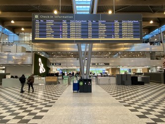 Billund Lufthavn -  Afrejse - Parkering med kassebil