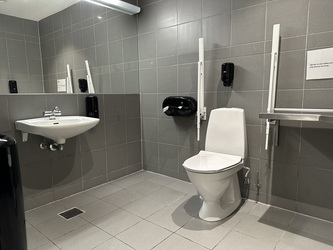 Aalborg Kongres og Kultur Center - Toilet ved Europahallen i kælderen