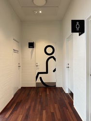 Aalborg Kongres og Kultur Center - Toilet ved Europahallen 1. sal