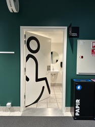 Aalborg Kongres og Kultur Center - Toilet ved mødecenteret 1. sal