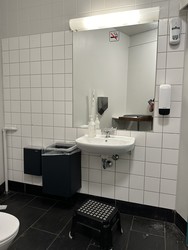 Randers Regnskov - Toilet i forhallen
