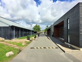 Lyngholmskolen - 1. Hovedbygning: Udskoling, administration, kantine og bibliotek