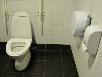 Handicaptoilet i Sct. Mathias Centret