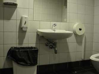 Handicaptoilet i Sct. Mathias Centret