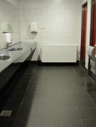 Handicaptoilet i Sct. Mathias Centret