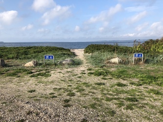 Vibæk Strand - Toilet og parkering