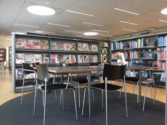 Mosaikken - 1. Bibliotek - via hovedindgang