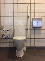 Off. toilet ved Fedt Mikkels Gang