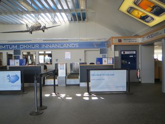Flugfélag Íslands - Reykjavíkurflugvöllur - komufarþegar