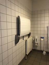 Danmarks Jernbanemuseum - Toilet i stueplan