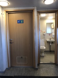 Lolland Færgefart - Bandholm-Askø - Toilet ombord