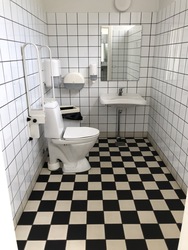 Frilandsmuseet - Toilet ved restauranten