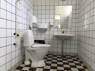 Frilandsmuseet - Toilet ved restauranten
