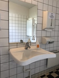 Frilandsmuseet - Toilet ved Landkiosken