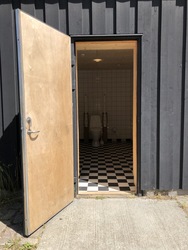 Frilandsmuseet - Toilet ved driftsgården