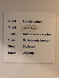 Karens Minde Kulturhus - Salen "Loftet" på 3. sal