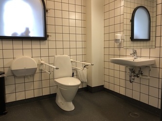 Ribe VikingeCenter - Toilet ved cafeen