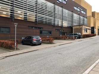 Musikhuset Aarhus -  Indgang fra Skovgårdsgade