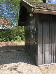 Toilet i Sansehaven i Fælledparken