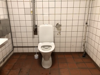 Toilet i Sansehaven i Fælledparken