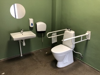 Ree Park - Ebeltoft Safari - Toilet ved Cafe Bush Camp
