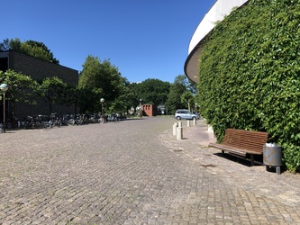 Københavns Universitet - Datalogisk Institut  bygning 3 - Indgang til auditorie UP1