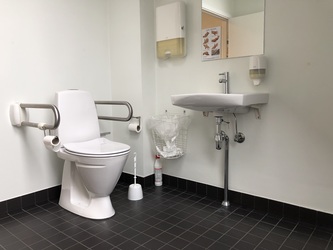Retten i Næstved - Toilet på 3. sal