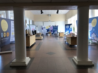 Energimuseet -  Billetsalg, Ørsted salen og toiletfaciliteter