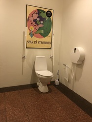 Energimuseet -  Billetsalg, Ørsted salen og toiletfaciliteter